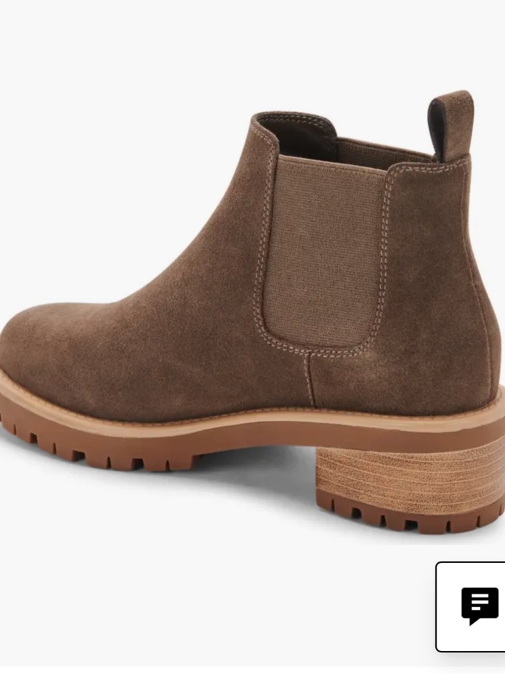 Blondo Brown Suede Chelsea Ankle Booties